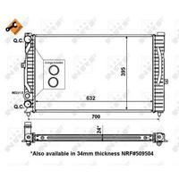 Motor Radyatoru Passat A4 A6 1 6 1 8T 1 9Tdi 97>01 NRF 56127