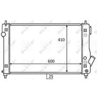 Motor Su Radyatoru Aveo Kalos T255 1 4 16V Manuel Aveo 08> NRF 59054