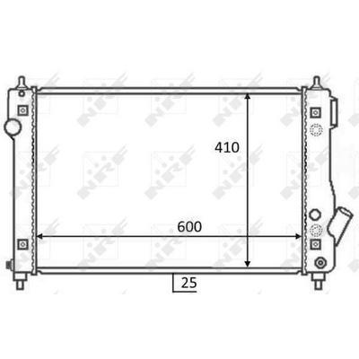 Motor Su Radyatoru Aveo Kalos T255 1 4 16V Manuel Aveo 08> NRF 59054