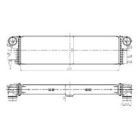 Turbosarj Radyatoru V-Class W447 14> Vito W447 14> NRF 309037