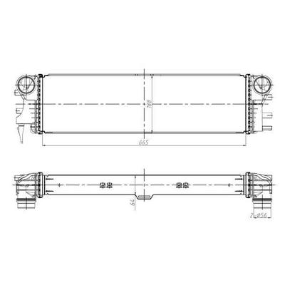 Turbosarj Radyatoru V-Class W447 14> Vito W447 14> NRF 309037