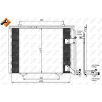 Klima Radyatoru W202 93>00 S202 97>00 C208 97>02 A208 98>02 W210 95>00 S210 96>00 R170 00>04 NRF 35463