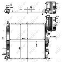 Motor Su Radyatoru (Klimali) V-Class 638/2 97>03 Vito 638 97>03 NRF 50581