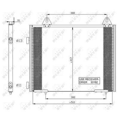 Klima Radyatoru Land Rover Freelander I 98>06 NRF 35351