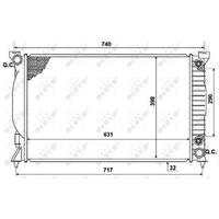 Motor Su Radyatoru A4 00>04 NRF 53958