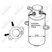 Klima Tupu S-Class W140 93>98 C140 94>99 NRF 33165