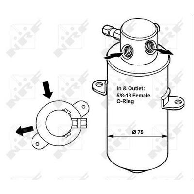 Klima Tupu S-Class W140 93>98 C140 94>99 NRF 33165