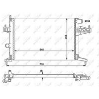 Motor Su Radyatoru (Klimali) Z14Xe Corsa C Tigra B NRF 519596