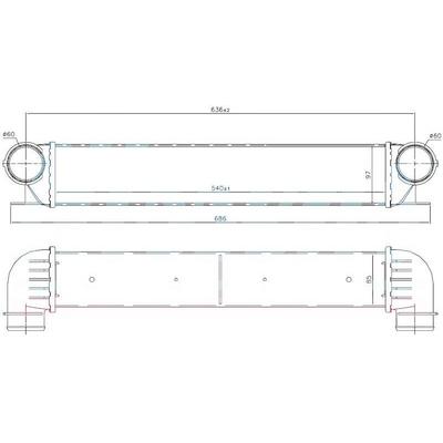 Turbo Radyatoru Bmw E39 M47 M57  ORIS IBM509085