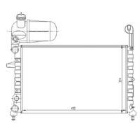 Motor Radyatoru Tempra-Tipo 1 4/16 Karburatorlu (Bidonlu) (498×322×34) ORIS MFI153034