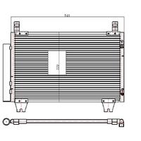 Klima Radyatoru (Kondanser) Yaris 06-> Benzinli ( 550×338×16 ) ORIS CTO110016
