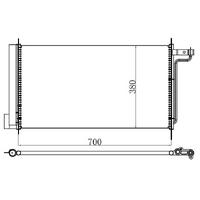 Klima Radyatoru Focus Iii 1 6 16V /2 0Tdci 11/-> C Max - Grand C Max 1 6 16V 10/-> ORIS CFR612016