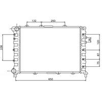 Motor Radyatoru Alfa 156 97-> ORIS MAF785023