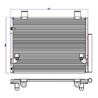 Kondanser Hi-Lux 01-05 2 5 05+ 600×435×16 ORIS CTO846016