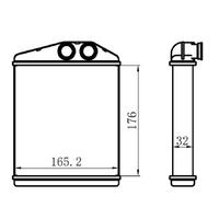 Kalorifer Radyatoru Vectra C (185×169×32) ORIS KOP016032