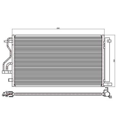 Klima Radyatoru (Kondanser) Sportage / Ix35 10-> ( 538×383×16 ) ORIS CKI062016
