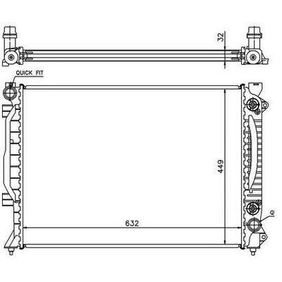 Motor Su Radyatoru A6 Allroad Quattro 00>05 ORIS BAU901032