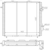 Motor Radyatoru Express Ii 1 9D Mekanik Klimasiz (462×415×42) ORIS MRN191034