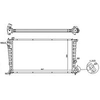 Motor Radyatoru (670×377×23) Partner-P306 96-> Manuel ORIS MPE354023