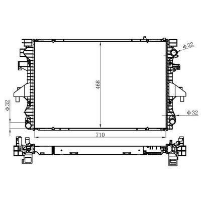 Motor Su Radyatoru Transporter T5 2 5Tdi Axd Axe Blj Bnz Bpc 03>09 ORIS MVW252034