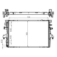 Motor Su Radyatoru Transporter T5 1 9Tdi Klimali Manue 04-> Mekanik ORIS MVW251034