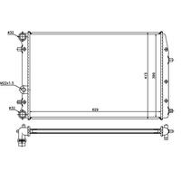 Motor Radyatoru (630×415×23) Polo 01-> Manuel ORIS MVW117023