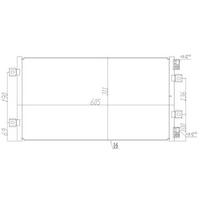 Kondenser Fiat Punto Ii 1 2 I  1 2 I 16V 01>02 ORIS CFI369016