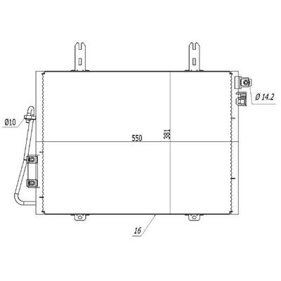 Klima Radyatoru (Kondanser) Renault  Kangoo I 1.4 1.5 Dci 1.6 1.9 Dti ORIS CRN680016