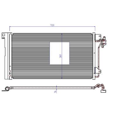 Klima Radyatoru (Kondanser) Transporter T5 1 9Td 03-> ORIS CVW041016