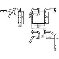 Kalorifer Radyatoru Mazda B2500 Ranger ORIS KMZ030026