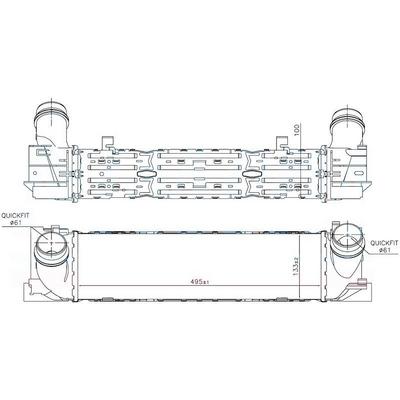 Turbo Radyatoru Bmw N20 N26 B38 F20 F30 F32 F34 F36 F22 ORIS IBM506100