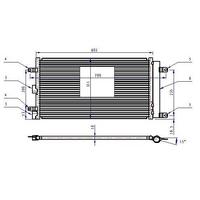 Klima Radyatoru Doblo 1 4/1 6 16V 01-> (595×303×16) ORIS CFI873016