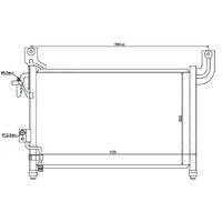 Klima Radyatoru Ranger 2 5D/2 5Td (98-06) Mazda B Serie 2 5D /2 5Td (98-06) ORIS CFR303016