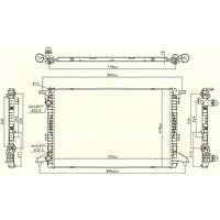 Motor Su Radyatoru A4 Avant 16> A5 Cabriolet Coupe 17> A6 Avant 19> ORIS BAU903016