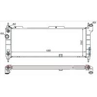 Motor Radyatoru Mekanik Corsa B- 1.2I/1.4I  93- 680×267×23 ORIS MOP141023