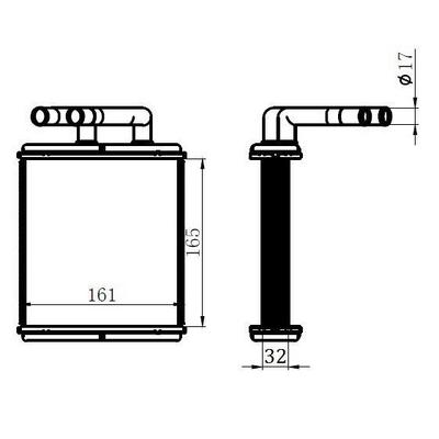 Kalorifer Radyatoru Isuzu Npr66 Nqr70 Npr71 Turkuaz Otobus ORIS KIS006026