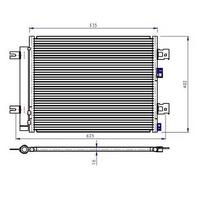 Klima Radyatoru (Kondanser) Dacia Duster Logan Ii Sandero Ii  Lodgy 1.2   1.4   1.5 Dci 1.6 ORIS CDC257016