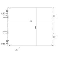 Klima Radyatoru Trafic Ii-Vivaro 2 0Dci M9R (557×462×16) ORIS CRN646016