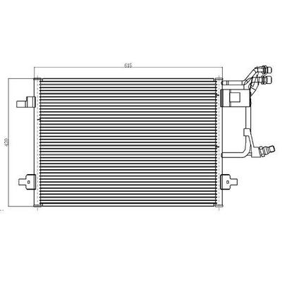Klima Radyatoru (Kondanser) A6 97-> ORIS CAU460018