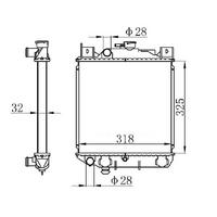 Motor Radyatoru (325×328×32) Swift 1 0I/1 3I 91-> Manuel ORIS BSZ026032