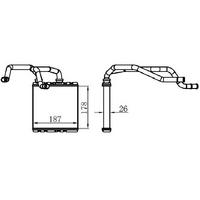 Kalorifer Radyatoru Nissan Qashqai Xtrail 2007-2013 ORIS KNI051026