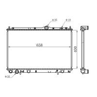 Motor Su Radyatoru S40 I / V40 1.6 - 1.8 - 2.0 (95 - 04 ) At/Mt ORIS BVO015016