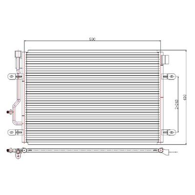 Klima Radyatoru A4 A6 1.9 Tdi 00>04 Alz Bfb Avb Bbj ORIS CAU040016