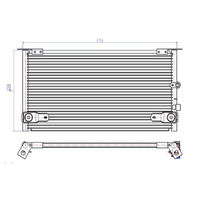 Klima Radyatoru Toyota Hilux Pickup 2 5 D4D 2001 > 2005 ORIS CTO352016