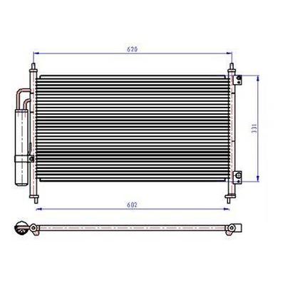 Klima Radyatoru Honda Civic 2007-2011 ORIS CHN801016