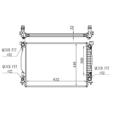 Motor Radyatoru A4 01>08 A6 02>05 ORIS BAU014032