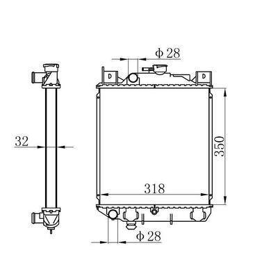 Motor Radyatoru (350×328×32) Swift 1 6I 91-> Manuel ORIS BSZ013032