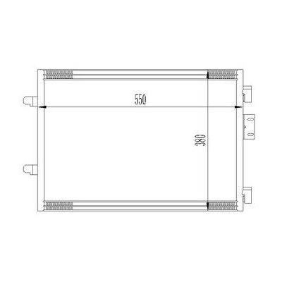 Klima Radyatoru Clio Ii 1 5 Dci 01>08 (550×380×16) ORIS CRN357016