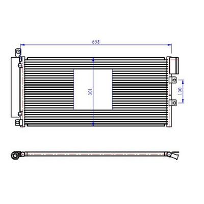 Klima Radyatoru (Kondanser) Linea 1 3 Multijet/1 4 T-Jet/1 6 Multijet 07-> ( 660×305×12 ) ORIS CFI227012