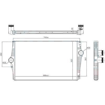 Turbo Radyatoru Intercooler Volvo Xc90 I (275) D3 / D5 12> ORIS IVO001030